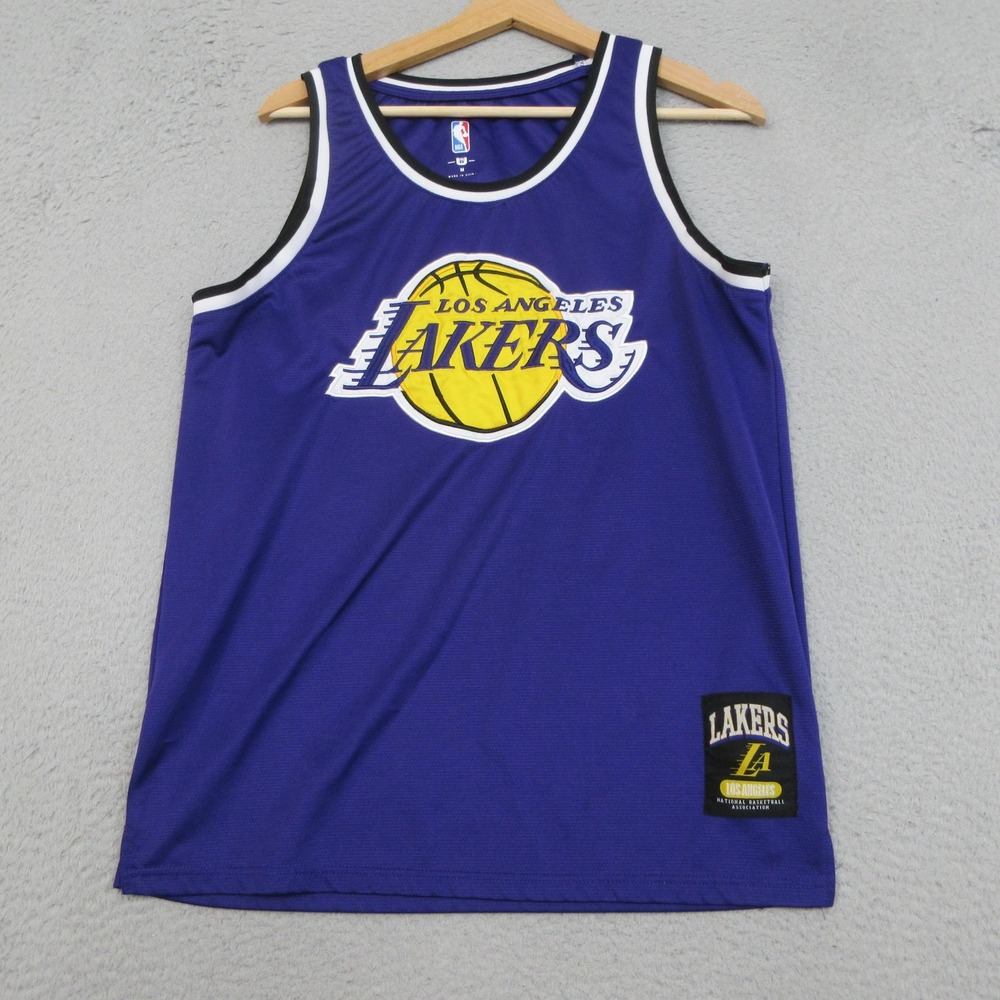 Los Angeles Lakers Jersey Men M Purple NBA Basketball Retro Streetwear Oversized